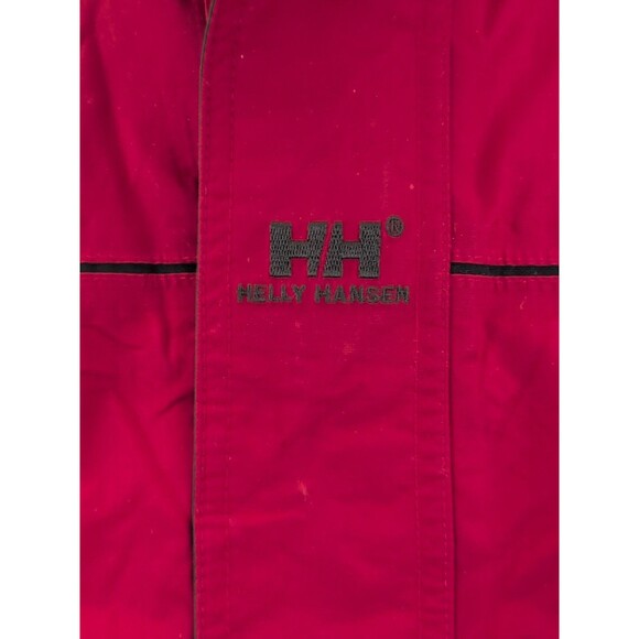 Helly Hansen Helly Tech Hidden Hood Red Waterproof Ski Snowboard Jacket Mens XL - Picture 2 of 16